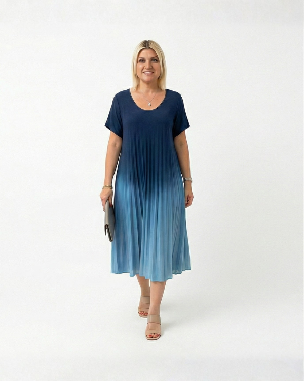 Liora – Locker fallendes Kleid mit sanftem Farbverlauf